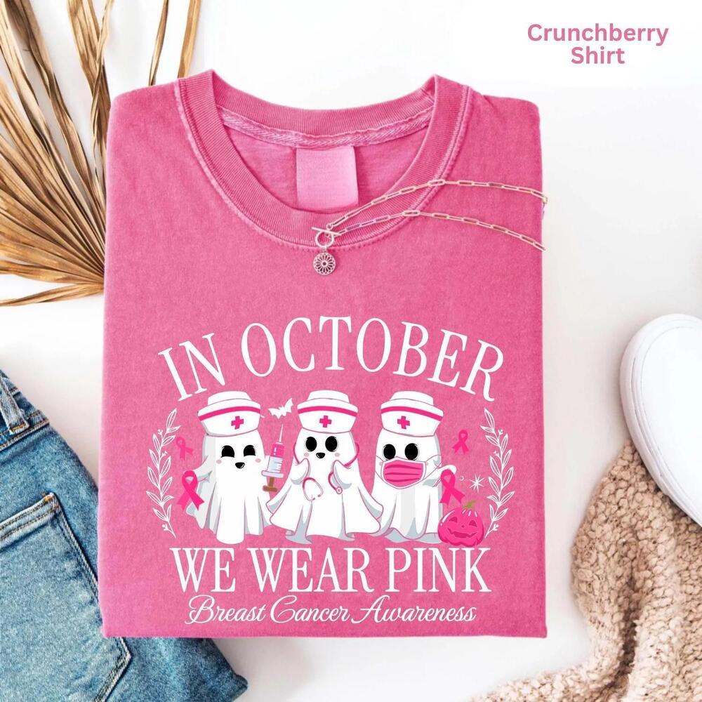 Spooky Nurse Shirt, Cancer Team Shirt, Halloween Gift For Nurse
